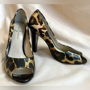 Paolo leopard heels